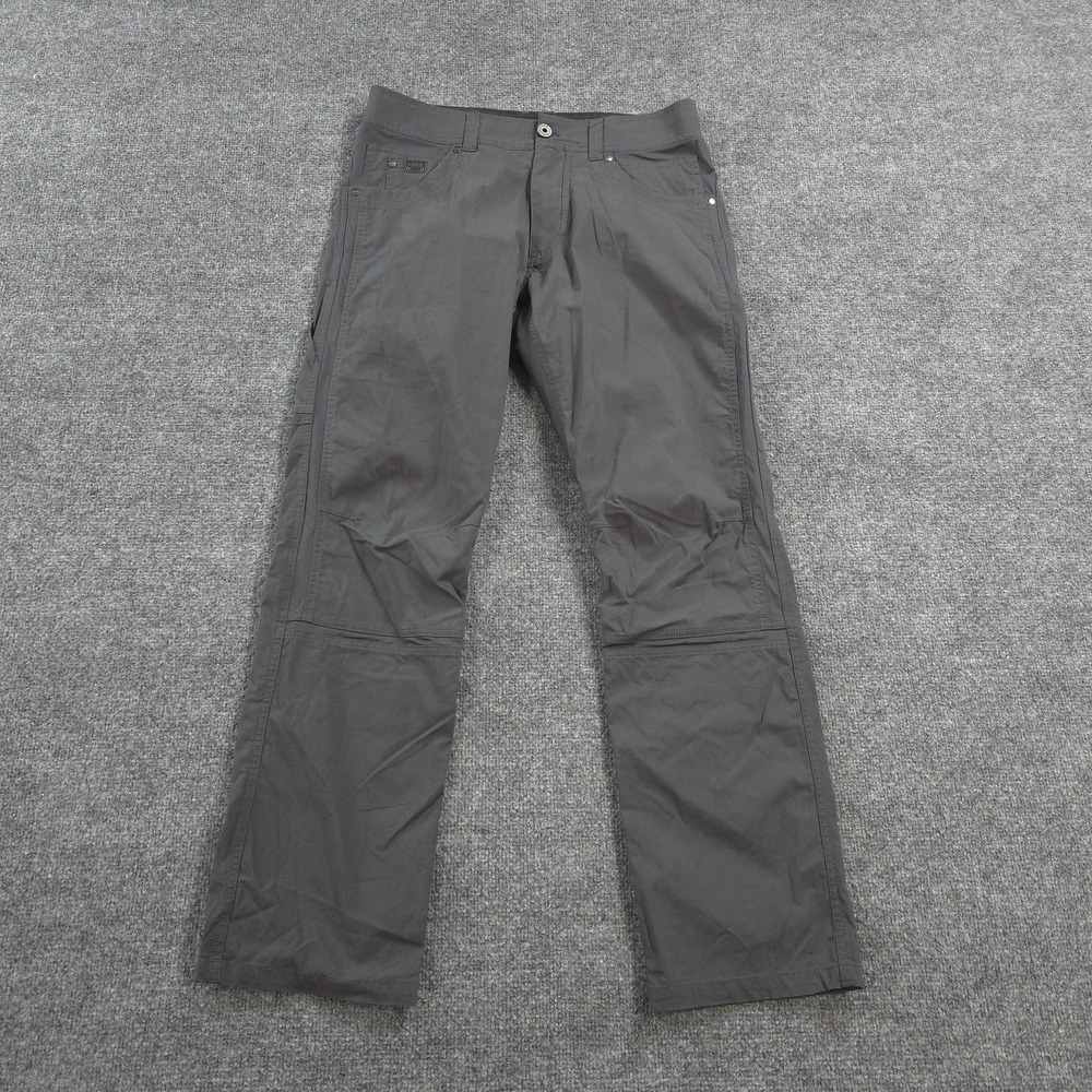 Kuhl Pants Mens 32x32 Gray Radikl Stretch Canvas Hiking Travel Outdoors Trail